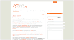 Desktop Screenshot of esterel.org